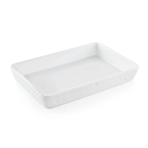 Bageform – 32 x 21,5 x 4,5 cm – sæt med 2 stk – porcelæn