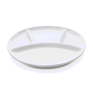 6 stk – Tallerken i Hvid Porcelæn – Ø25 cm