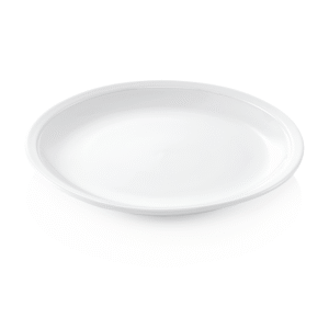 Flad Tallerken – Hvid – Porcelæn – Ø25,5 cm