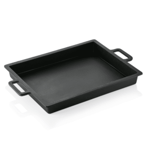 Stegegryde med 2 støbte sidehåndtag – 55 x 43,5 x 6,5 cm – støbejern