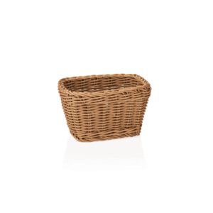 Kurv – WEAVER PRO bordkurv – 17 x 11 x 9 cm – beige – polypropylen