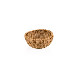 Kurv – WEAVER PRO bordkurv – Ø20 cm – højde 8 cm – beige – polypropylen