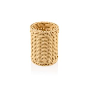 Bestik kurv – WEAVER PRO Systemkurv – Ø 12 cm – højde 15 cm – lys beige – polypropylen