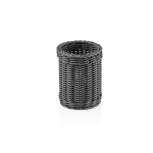 Bestik kurv – WEAVER PRO Systemkurv – Ø 12 cm – højde 15 cm – grå – polypropylen