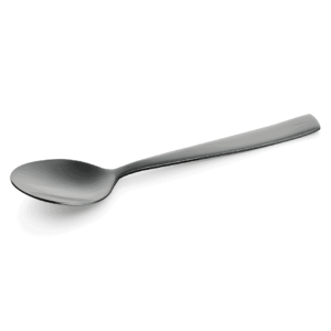 Kaffeske – HAMBURG FRESH – 13,5 cm – sort – mat PVD-belægning – sæt med 12 stk – kromnikkelstål 18/10