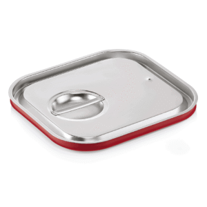GN transportlåg – 2/3 GN 325 x 354 mm – silikoneforsegling – krom nikkel stål
