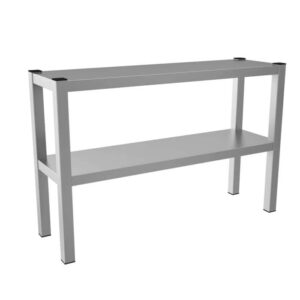 Rustfri overbord til for beredning – 2 etager – B2000 x D300 x H650 mm