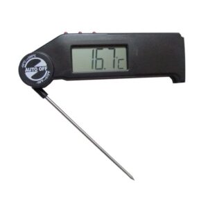 Foldbar lomme termometer med sonde