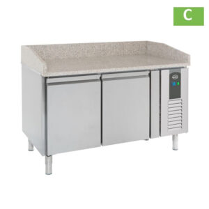 Pizzadisk – med 2 låger – granit top – B1515 x D800 x H1000 mm