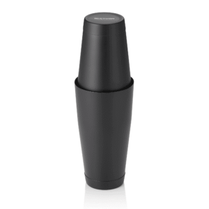 Shaker Tin Tin NOCTURN – 0,8 liter – Ø 9 cm – sort mat – krom nikkel stål 18/8