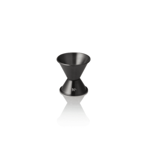 Jigger NOCTURN – 2/4 cl – Ø 4,5 cm – højde 6 cm – gun metal – krom nikkel stål 18/8