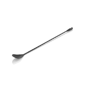 Bar ske Twisted Classic NOCTURN – 30 cm – sort mat – krom nikkel stål 18/8