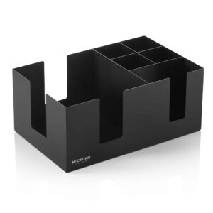 Bar Caddy NOCTURN sort mat – krom nikkel stål