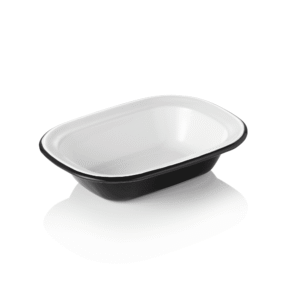 Skål – GRACE – 18 x 13,5 x 4 cm – 350 ml – emalje