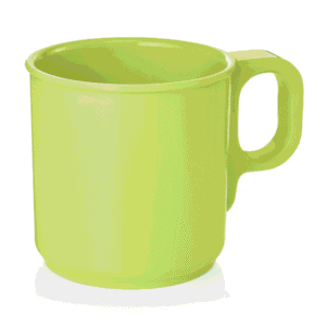 12 stk – Børne krus – Grøn – Melamin – Ø7,7 cm – Højde 7,8 cm – 250 ml