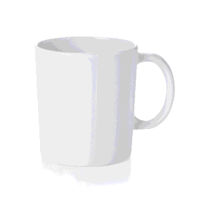 12 stk – Krus i Hvid af Melamin Ø8,5 cm – Højde 9,5 cm – 350 ml