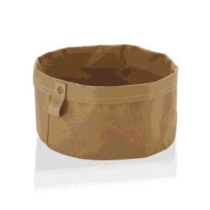 Brødpose – CRAFT & CRUMBLE – Ø20 cm – højde 13 cm – khaki – kraftpapir