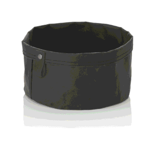 Brødpose – CRAFT & CRUMBLE – Ø20 cm – højde 13 cm – sort – kraftpapir