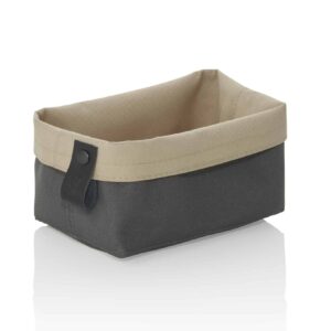 Brødpose – FLIP TETRON – 15 x 11 x 8 cm – lysegrå/lyse khaki – tetron