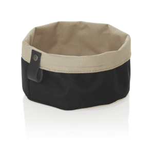 Brødpose – FLIP TETRON – Ø17 cm – højde 11 cm – lysegrå/lyse khaki – tetron