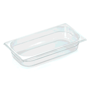 GN beholder – 1/3 GN 325 x 176 mm højde 65 mm – med skala – polycarbonat