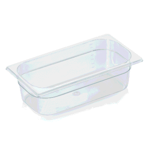 GN beholder – 1/3 GN 325 x 176 mm højde 100 mm – med skala – polycarbonat