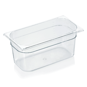 GN beholder – 1/3 GN 325 x 176 mm højde 150 mm – med skala – polycarbonat