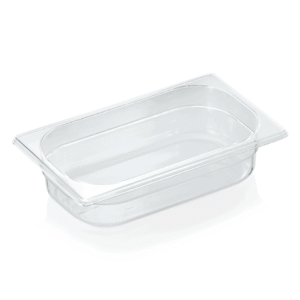 GN beholder – 1/4 GN 265 x 162 mm højde 65 mm – med skala – polycarbonat