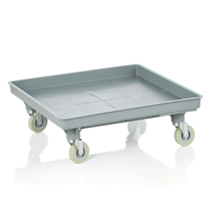 Transportvogn – Til opvaskebakker – B53 x D53 x H19 cm
