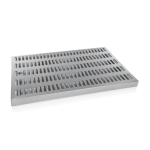 Drypbakke – 44 x 27,5 x 3 cm – krom nikkel stål
