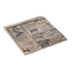 Takeaway papir – Times Brown Set – WRAP & GO – 17 x 18 cm – sæt med 1000 stk – fedtafvisende papir