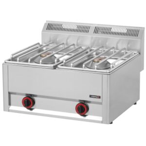 Industrikomfur til Gas 2 blus – 2x 8 kW