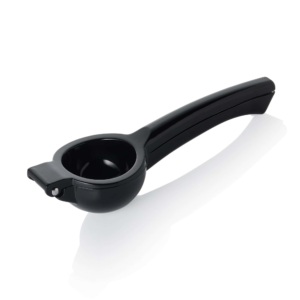 Citruspresser – Ø 6 cm – 22 x 7,5 cm – sort – støbt aluminium