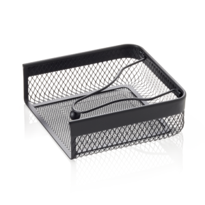 Servietholder – sort – B19 x D19 x H6,5 cm