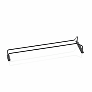Glasreol – 61,5 cm – sort – jern – pulverlakeret