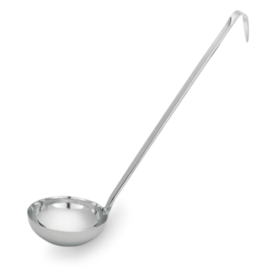 Gryde ske sæt – Ø12 cm – 34 cm – sæt med 4 stk – kromnikkelstål