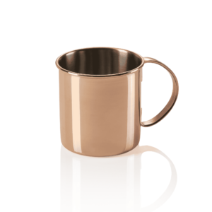 Moscow Mule sæt – 0,45 liter – Ø9 cm – højde 9 cm – bronze – sæt med 2 stk – kromnikkelstål – PVD-belagt