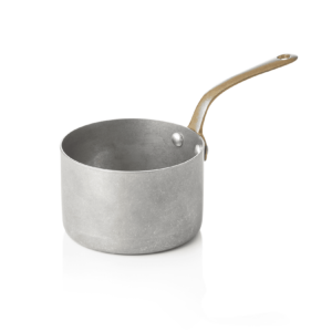 Serveringsskål – steel & STYLE – med messinghank – 280 ml – Ø9 cm – vintage – messing – PVD – kromnikkelstål