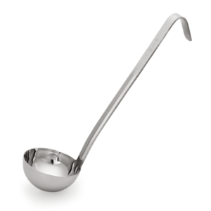 Suppe Øse af Stål – Ø8 cm – Håndtag længde 25 cm – 125 ml