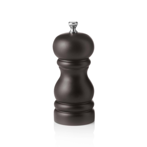 Saltkværn – keramisk kværn – CLASSIC MILL – højde 11 cm – brun mat – træ