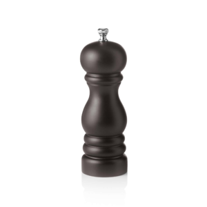 Saltkværn – keramisk kværn – CLASSIC MILL – højde 15 cm – brun mat – træ