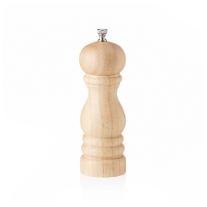 Saltkværn – keramisk kværn – CLASSIC MILL – højde 15 cm – natur – lakeret – træ