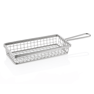 Serverings kurv af stål – B21,5 x D11 x H4 cm
