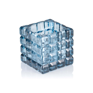 Terning – Steel Blue – YUYU – 9 x 9 x 9 cm – glas