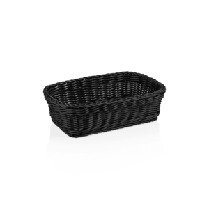 Kurv – WEAVER PRO bordkurv – 31 x 21 x 9 cm – sort – polypropylen