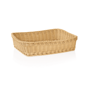 Kurv – WEAVER PRO Systemkurv – 40 x 30 x 10 cm – lys beige – polypropylen
