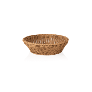 Kurv – WEAVER PRO bordkurv – Ø29 cm – højde 7 cm – beige – polypropylen