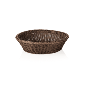 Kurv – WEAVER PRO Systemkurv – Ø 37 cm – højde 9 cm – brun – polypropylen