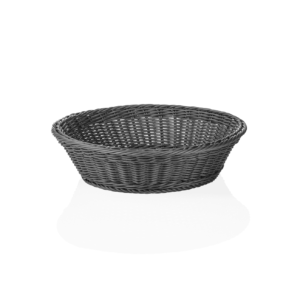 Kurv – WEAVER PRO Systemkurv – Ø 37 cm – højde 9 cm – grå – polypropylen