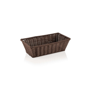 GN kurv – 1/3 325 x 176 mm – WEAVER PRO – brun – polypropylen – kromnikkelstål 18/10